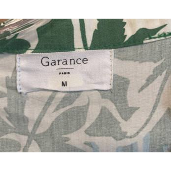 Women's Garance Green Blue Floral Maxi Dress M - Picture 2 of 4